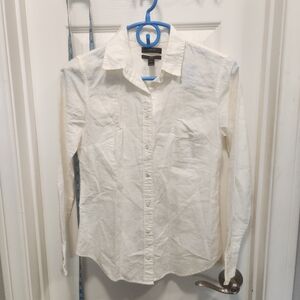 J. Crew linen/cotton blend shirt size 0P. Nwot